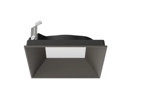 DMF Lighting X2TSASBZFL X-Series 2" Square Adjustable Beveled Flangeless Trim - Bronze