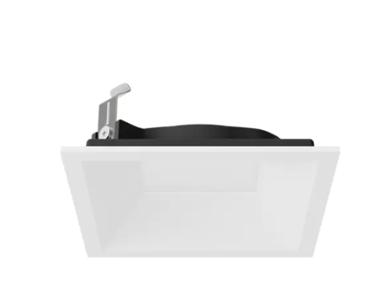 DMF Lighting X2TSASWHMF X-Series 2" Square Adjustable Beveled Micro-Flange Trim - White