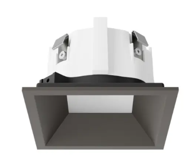 DMF Lighting X2TSDSBZMF X-Series 2" Square Beveled Micro-Flange Trim, Bronze Finish