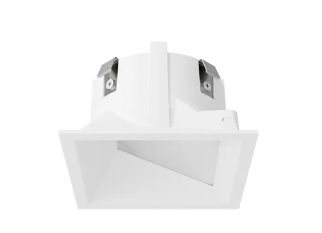 DMF Lighting X2TSDWWHMF X-Series 2" Square Downlight Wall Wash Micro-Flange Trim - White