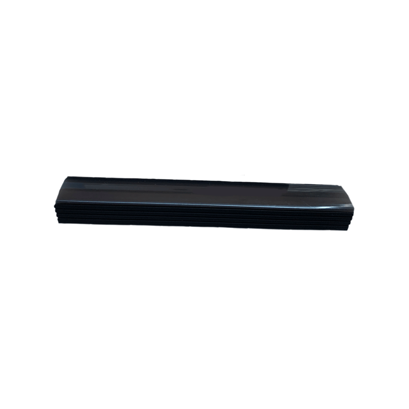 Lotus LED Lights XC610-BK 3.3' Aluminum Channel W/ Diffused Cover For LED Strip Light, Black Finish