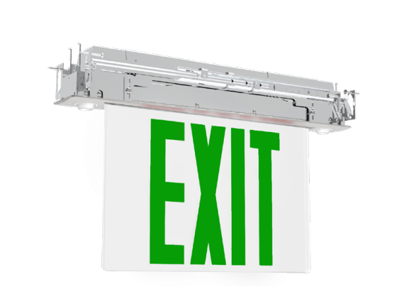 Westgate XTN-EL-CL-1G-EM Edgelit Surface-mount Combo Exit & Emergency Light 120-277V