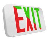 Westgate XTU-RG-2C-277V Compact Modern Universal Exit Sign, Bi-Color, Default Red/Green To Red, Two Circuits, 277V