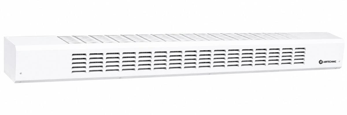 Ouellet OPPM0308BL 24" Mini steel draft barrier Electric Baseboard Heater - Voltage: 208V - Wattage: 300W - Finish: White