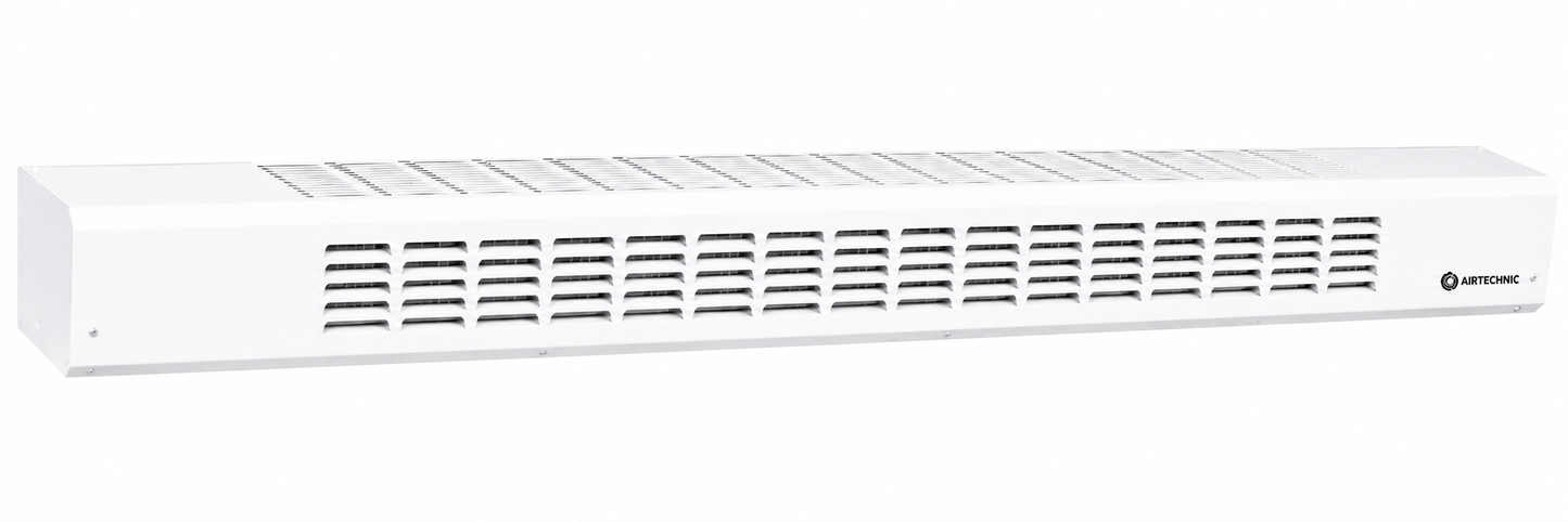 Ouellet OPPM1200BL 94" Mini steel draft barrier Electric Baseboard Heater - Voltage: 240/208V - Wattage: 1200/900W - Finish: White
