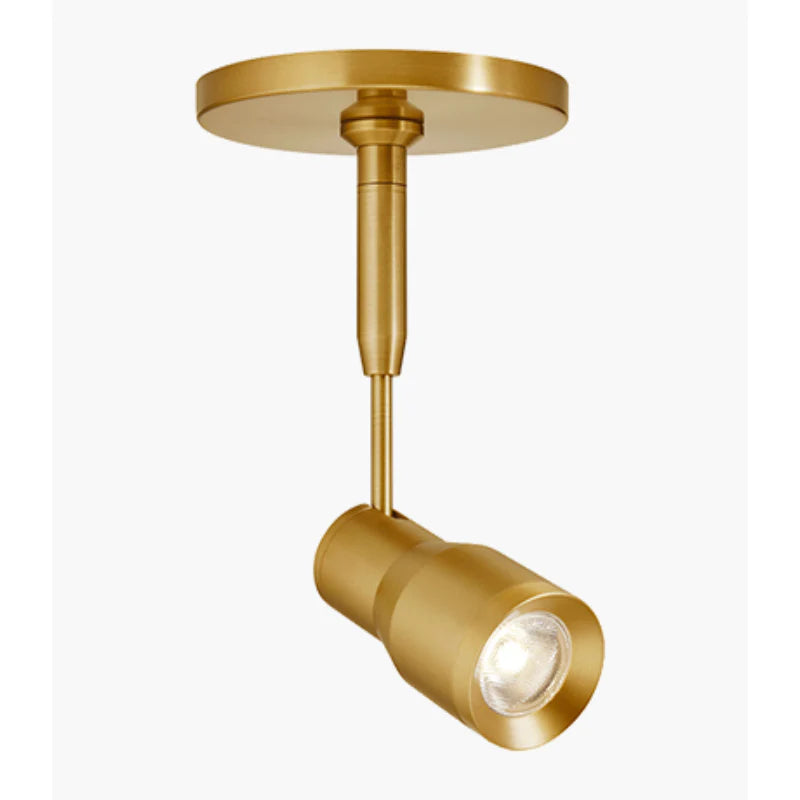 Visual Comfort Architectural 700MPACE930405BR Ace 2" 9.4W, 3000K, 40° LED Head with Monopoint Canopy Plated Brass