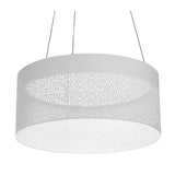 AFX Lighting ASHP2032L30D1WH AFX 36W LED Ash Drum Pendant Light, 3000 lm, 120V, 3000K, White