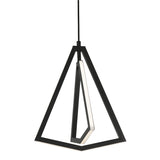 AFX Lighting GNAP15L30D1BK 15-in 20W Gianna Pendant Light, 1000 lm, 120V, 3000K, Black