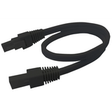 AFX Lighting XLCC12BL 12-in Connector Cord for NLLP2 & KNLU Series Undercabinet Lights, Black