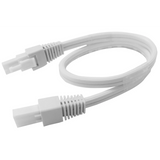 AFX Lighting XLCC12WH 12-in Connector Cord for NLLP2 & KNLU Series Undercabinet Lights, White