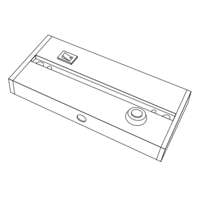Alloy LED AL-10-02-9991-OS-WH ThruLine Slim Selector Junction Box with Occupancy Sensor - White