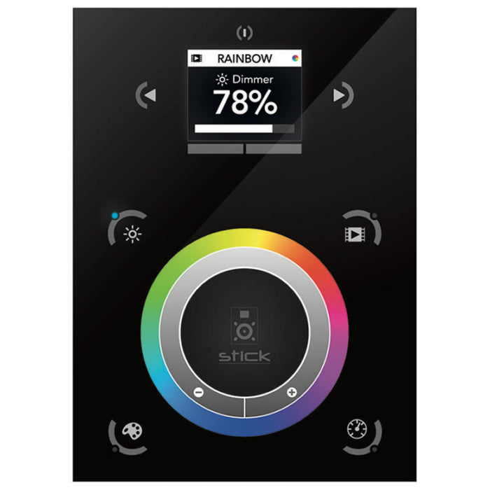 Alloy LED AL-60-01-0007 Nicolaudie STICK DE3 DMX Controller - Black Faceplate