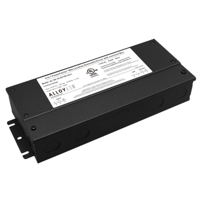 Alloy LED AL-98-10-24150-4in1 PowerFactor 4-in-1 Dimmable Driver - UL Listed NEMA 4X Junction Box - 24V - 150W