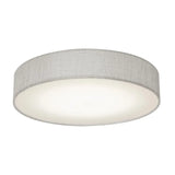 AFX Lighting ALDF2032LAJD1GY-BB Ashland 20 Inches LED Flush Mount Light with Battery Backup Selectable CCT Gray finish