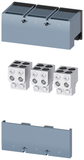 Siemens 3VA9673-0JJ43 3-Piece Aluminum 4-Conductor Lug Terminal And Cover, 500 MCM