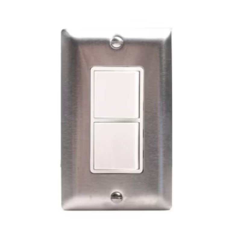 Eurofase EFSWPS Single Duplex/Stacked Switch - Stainless Steel ...