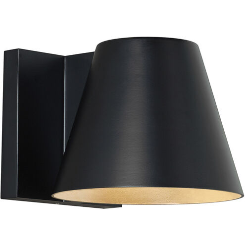 Visual Comfort Architectural 700WSBOW4B-LED827 Modern Sean Lavin Bowman LED 4.5 inch Black Wall Light in LED 80 CRI, 2700K 120V, Integrated LED