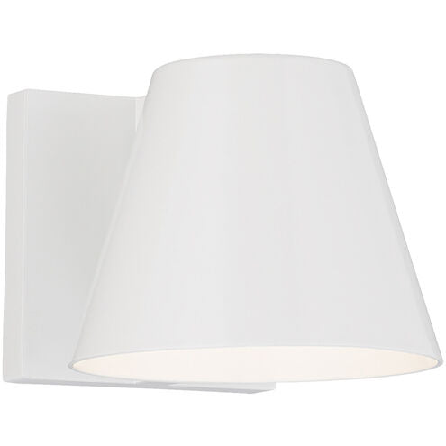 Visual Comfort Architectural 700WSBOW4W-LED830-277 Modern Sean Lavin Bowman LED 4.5 inch White Wall Light in LED 80 CRI, 3000K 277V, Integrated LED