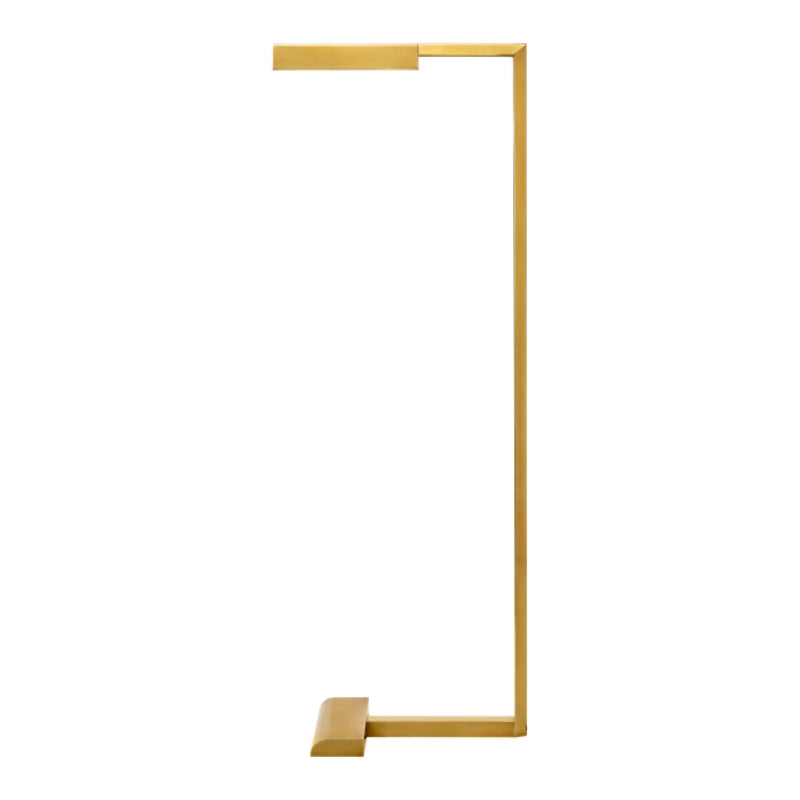 Visual Comfort Architectural 700PRTDES46NB-LED927 Modern Sean Lavin Dessau 1-lt 46" Tall LED Floor Lamp CCT 2700K - Finish Natural Brass