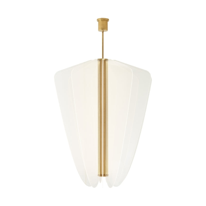 Visual Comfort Architectural 700NYR42BR-LED930 Modern 42" Nyra LED Chandelier Ceiling Light - 120-277V - CCT: 3000K - Finish: Plated Brass