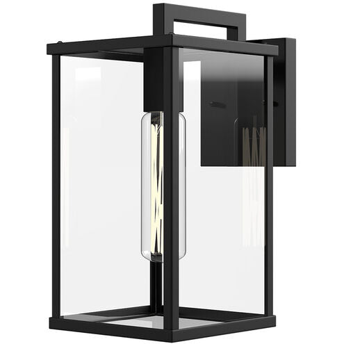 Alora Mood EW652505BKCL Brentwood 1 Light 12.38 inch Textured Black Outdoor Wall Light