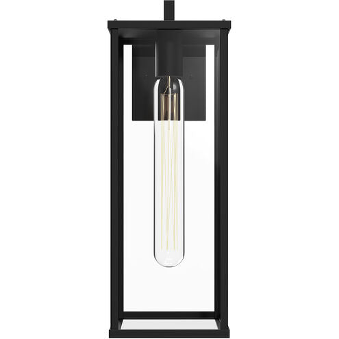 Alora Mood EW652707BKCL Brentwood 1 Light 17.63 inch Textured Black Outdoor Wall Light