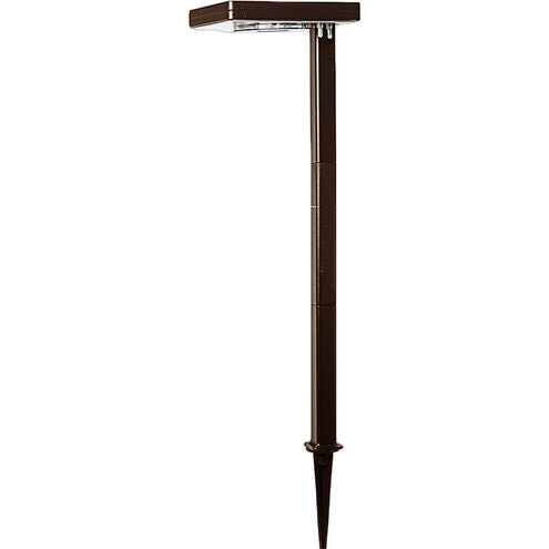 Gama Sonic 117i90480 Contemporary Square Solar Path Light - Bronze