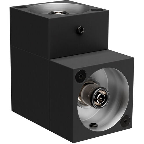 Visual Comfort Modern Collection 700BRXLB Brox L Connector Nightshade Black