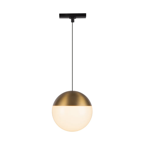 Kuzco Lighting TRP11707-BG-4K Monae 48V DC 7-inch Brushed Gold Pendant Track Head Ceiling Light CCT 4000K