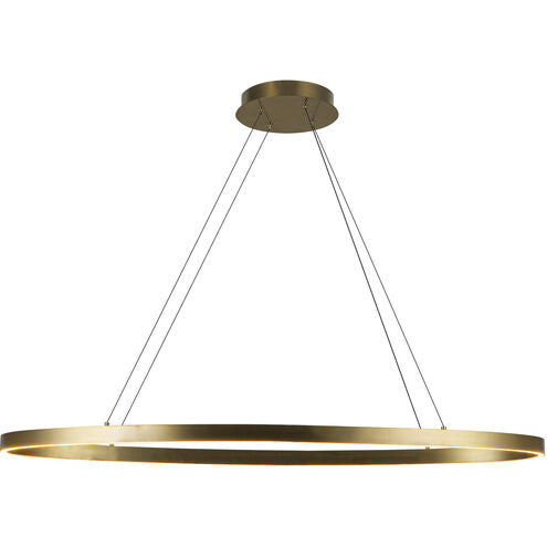 Kuzco Lighting LP79140-BG Ovale LED 40 inch Brushed Gold Linear Pendant Ceiling Light