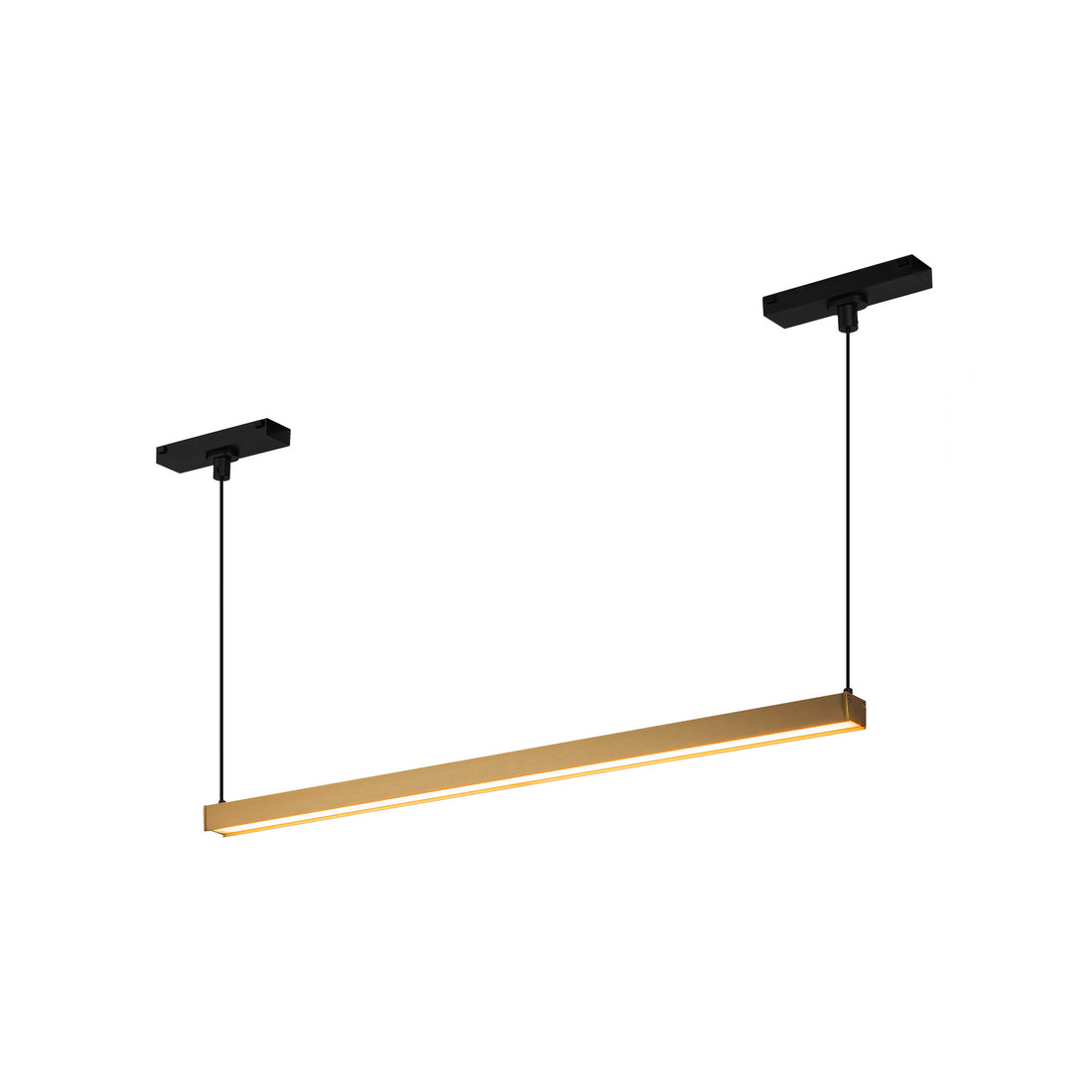 Kuzco Lighting TRL28122-BG Mira LED 22.13 inch Brushed Gold Linear Pendant Ceiling Light CCT 3000K