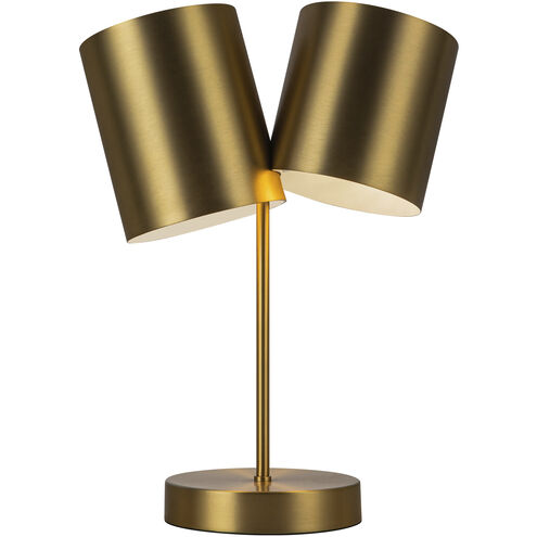 Kuzco Lighting TL58814-BG Keiko 18.5 inch 2.00 watt Brushed Gold Table Lamp Portable Light