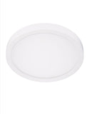 Cyber Tech Lighting C147RD-DISK/WH 8″ Round Flush Mount Ceiling Fixture – 14W LED, 3000K Color Temp. , 980 Lumens, White Finish