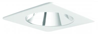 Elco Lighting E420C1235C2 4 Inches LED Light Engine with Square Reflector Trim - Color Temperature 3500K - Finish: Chrome with White Trim