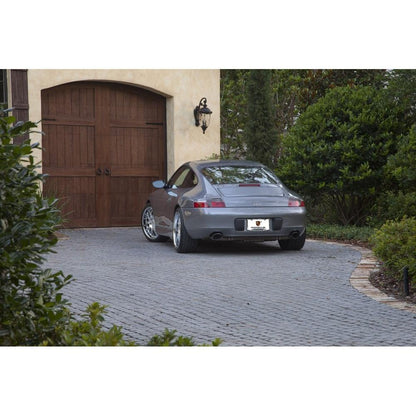 Maxim Lighting 40427WGOB Carriage House VX Outdoor Pendant lifestyle exterior driveway view