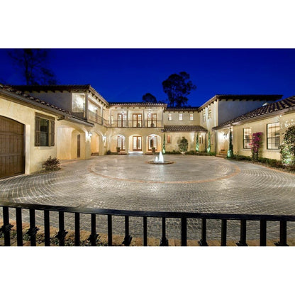 Maxim Lighting 40424WGOB Carriage House VX Outdoor Wall Lantern Night Exterior Lifestyle
