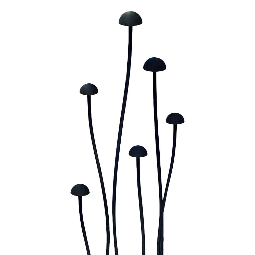 ABBA Lighting USA CDPA71-Bk Mushroom Aluminum Path Lights - CCT: 3000K - 18W - Finish: Black