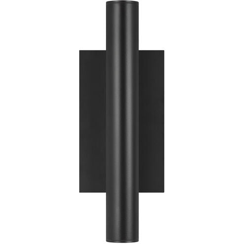 Visual Comfort Modern Collection 700OWCHA93017BUDUNVS Sean Lavin Chara 17.2 Inch Black Outdoor Wall Light LED 11.9W 3000K