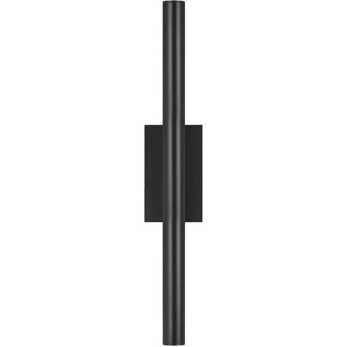 Visual Comfort Modern Collection 700OWCHA93026BUDUNVS Sean Lavin Chara 26 Inch Black Outdoor Wall LED 11.9W 3000K