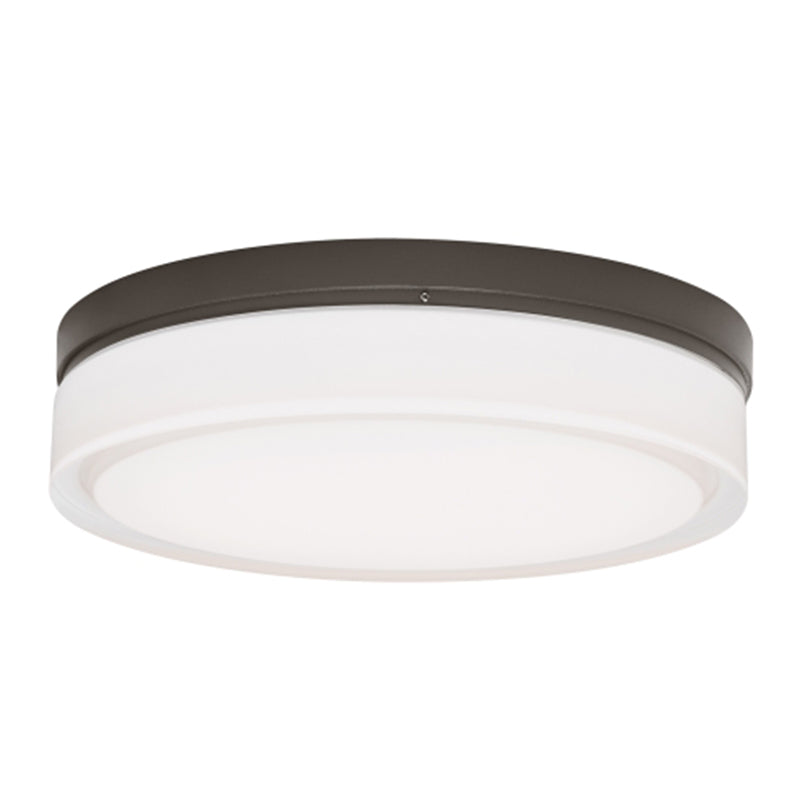 Visual Comfort Architectural 700CQLZ-LED3 Modern Sean Lavin Cirque Large 11" LED Flush Mount Ceiling Light CCT 3000K - Finish Antique Bronze
