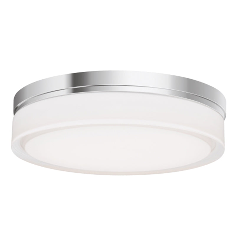 Visual Comfort Architectural 700CQLC-LED Modern Sean Lavin Cirque Large 11" LED Flush Mount Ceiling Light CCT 2700K - Finish Chrome
