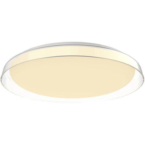 Kuzco Lighting FM43121-CL-5CCT Hampton LED 20.88 inch Clear Flush Mount Ceiling Light