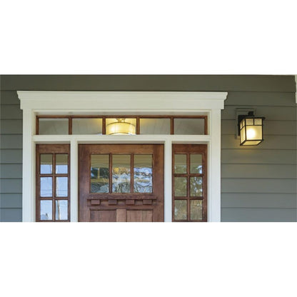 Maxim Lighting 4059HOBU Coldwater Outdoor Flush Mount Lifestyle Photo Entryway