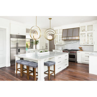 Maxim Lighting 26052SWSBR Coronet Satin Brass Pendant - Kitchen Lifestyle