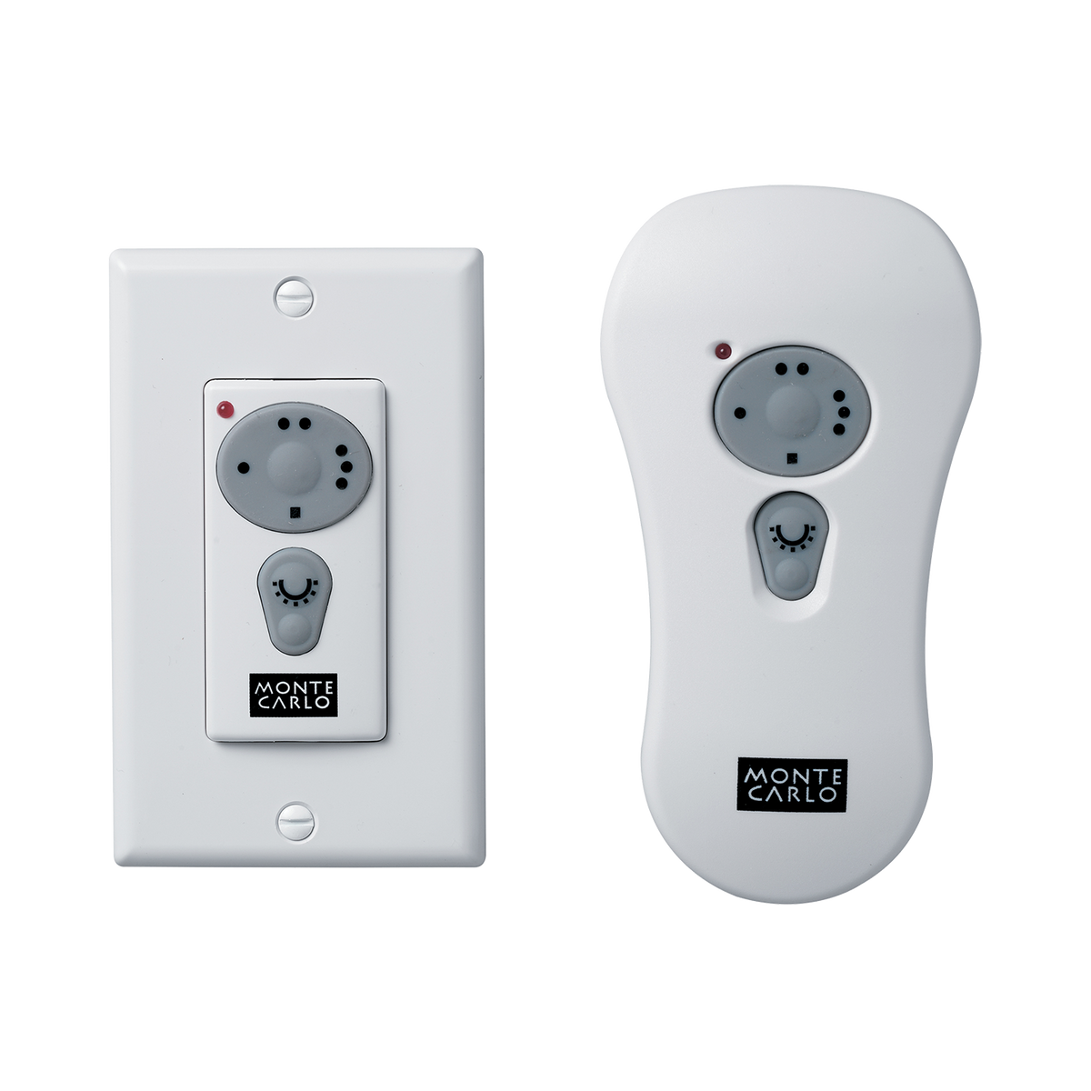 Generation Lighting CT100 Universal Control wall and handheld remote in white