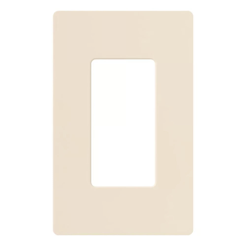 Lutron CW-1-LA-96 Claro 1 Gang Wall Plate Light Almond Gloss 96 Pack