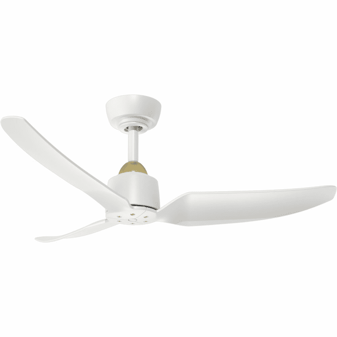 Kuzco Lighting CF92942-BG/WH Hugo 42.38 inch Ceiling Fan Brushed Gold and Matte White Finish