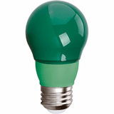 Cyber Tech Lighting LB5A/GR 5 Watt LED A15 Bulb, E26 Base, 120 Volt, Green