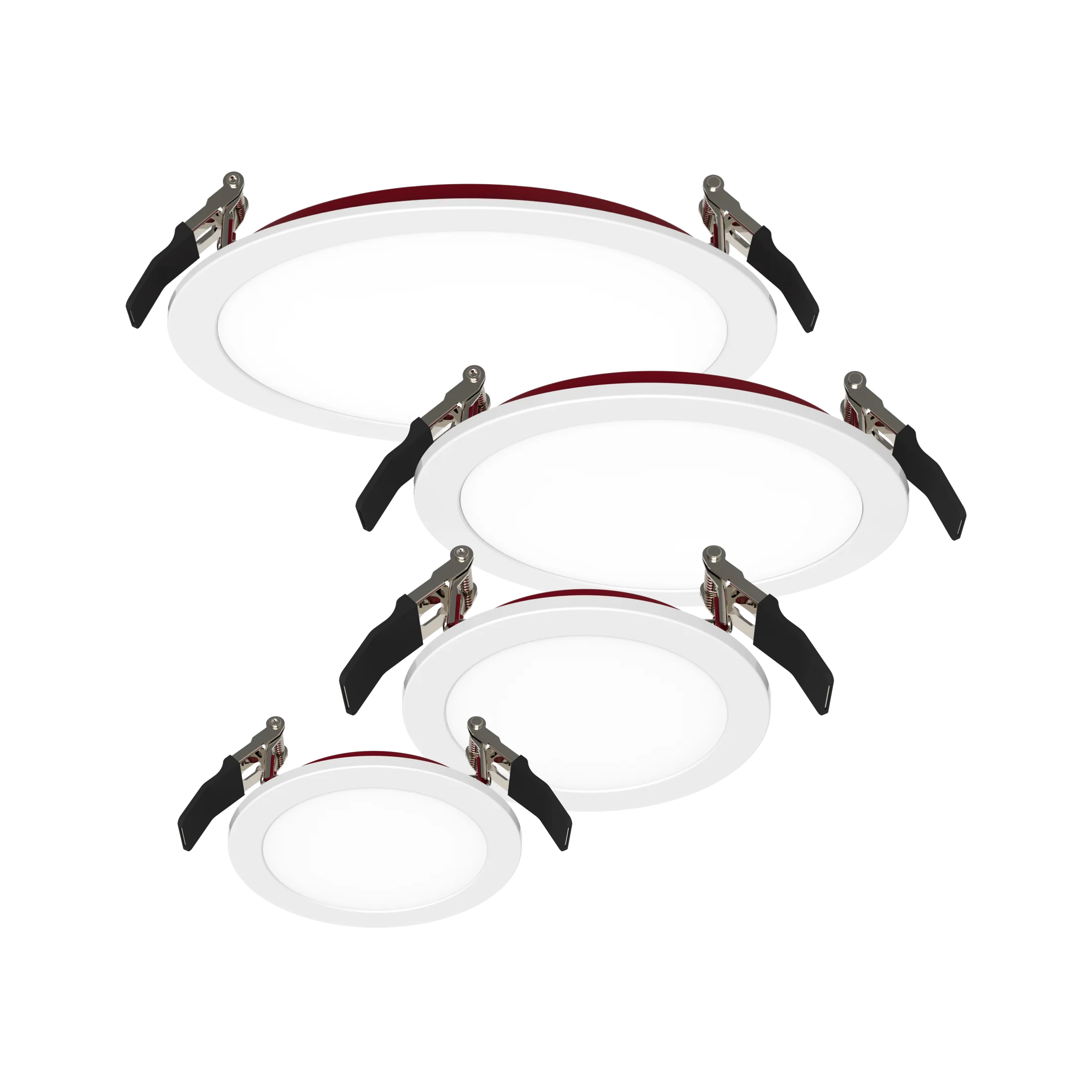 Archipelago Lighting LDRS411-RSZ5/F PRO+ 4" 11W 5-CCTselect Downlight with Radius SafeZone & Flat Trim