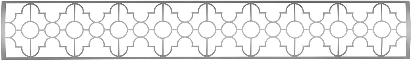 Infratech SS3D39 Dual Element Mediterranean Motif Upgrade Kit For 39 Inches Heaters - Stainless Steel Color
